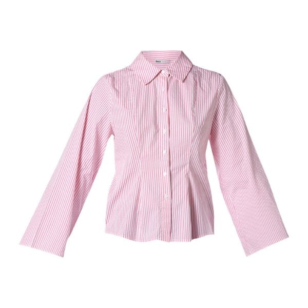 Only Pleated Striped Cotton Shirt,₹2,999 