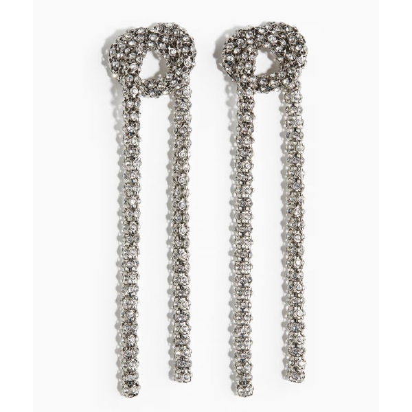 H&M Rhinestone earrings, ₹2,299