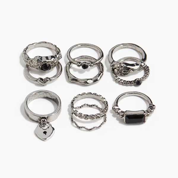 H&M 10-Pack Rings, ₹1,299