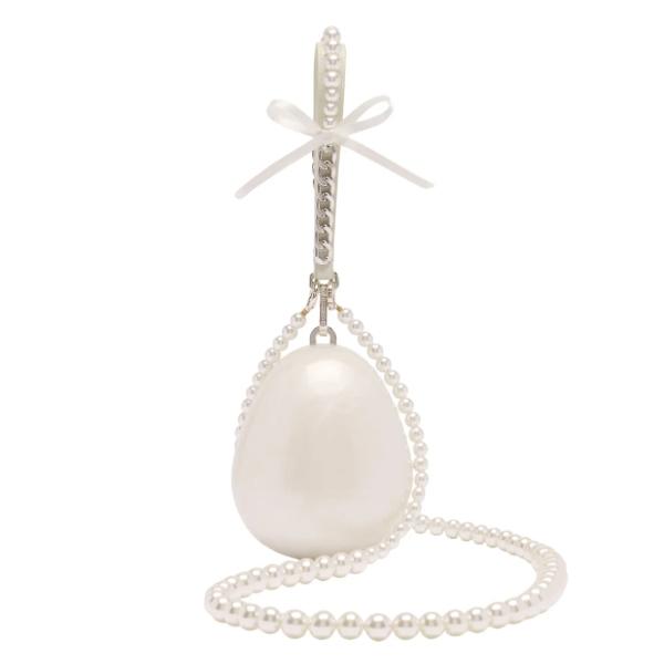 Simone Rocha Pearl & Chain Strap Pearl Egg Bag, ₹66,898 approx.