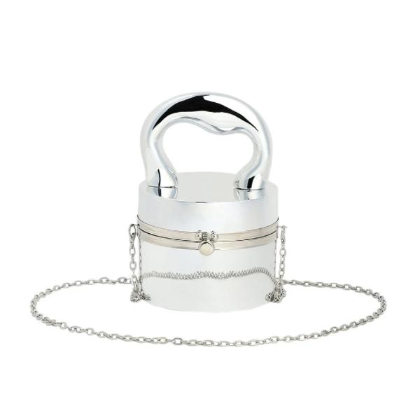 Haute Sauce The Caldera Gloss Bucket Bag with Detachable Strap, ₹3,998