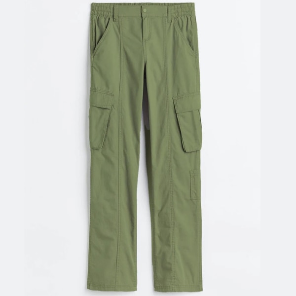 Oyela High Rise Wide Leg Cargo, ₹1,700