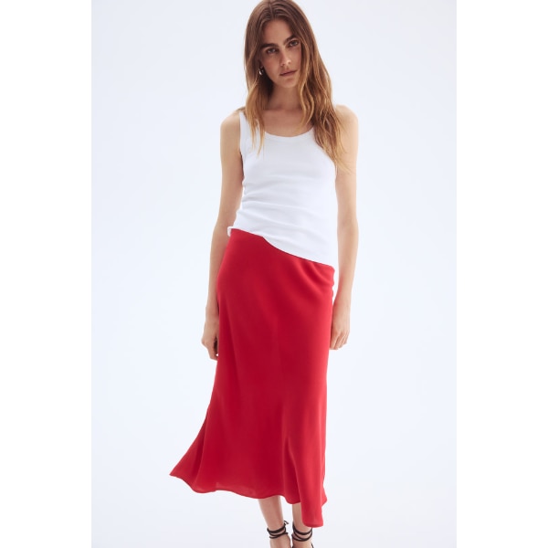 H&M Flared Slip Skirt, ₹1,399