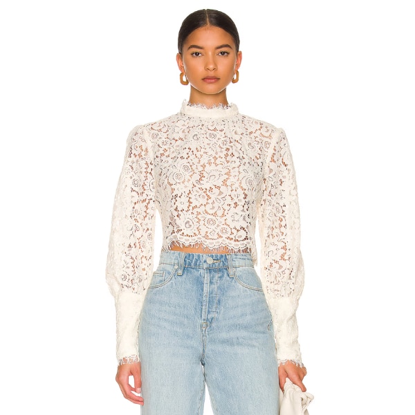 Bardot Georgia Lace Top, ₹12,517 approx. 
