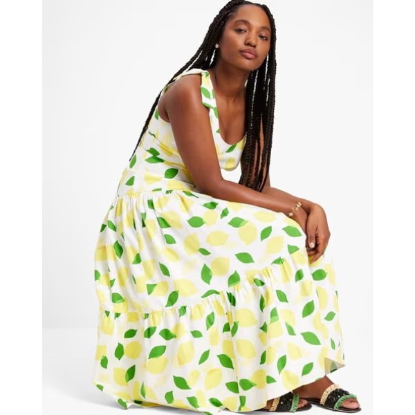  KATE SPADE Lemon Toss Tiered Maxi Dress, ₹16,000