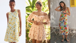 Fruit printed dresses that feel like Summer but can be worn all year round Fruit printed dresses that feel like Summer but can be worn all year round