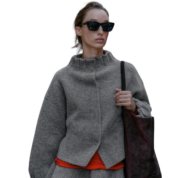 Zara Knit Bomber Jacket, ₹5,950 