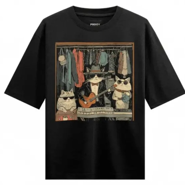 Prdgy Closet Concert Front Oversized T-Shirt, ₹1,899