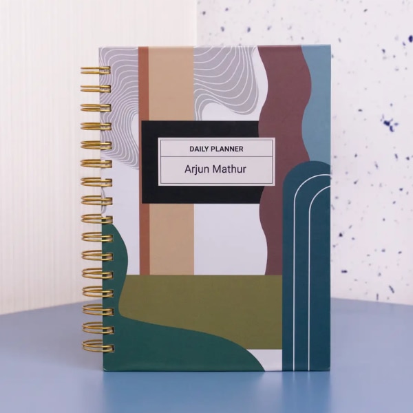 The Black Box Co Personalised Daily Planner - Abstract, ₹1,800
