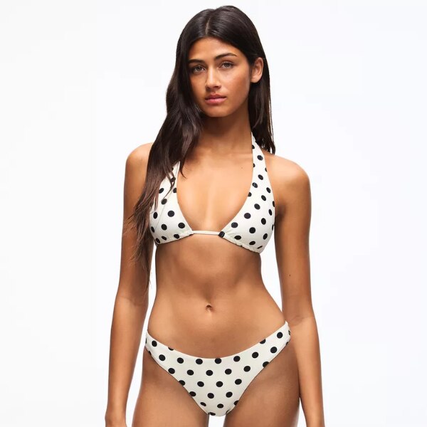 Bershka Polka Dot Halter Bikini Set, ₹3,500 