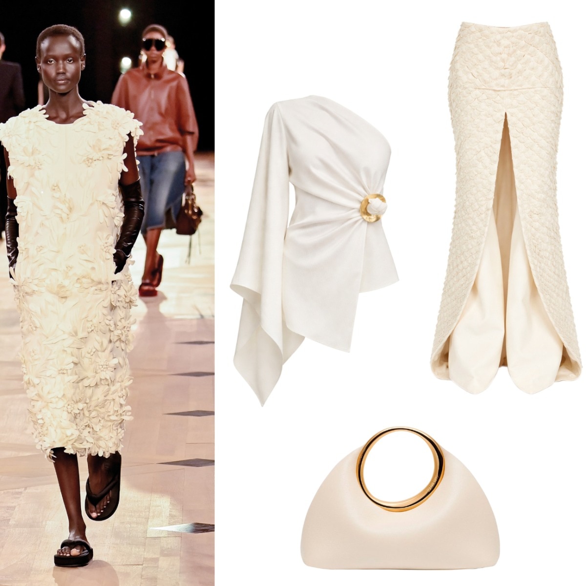 Cloud dancer outfits that feel straight out of a mood board