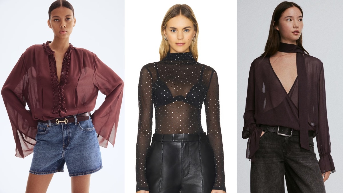 The hottest sheer blouses for when subtle just isn’t on the agenda