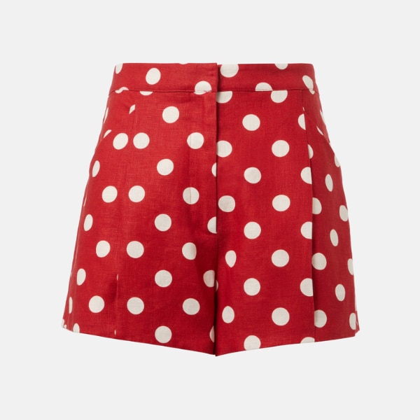 Posse Rosalie polka-dot linen shorts, ₹19,400 approx. 