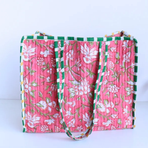 Kari by Kriti Medium Block Print Tote Bag, ₹1,499