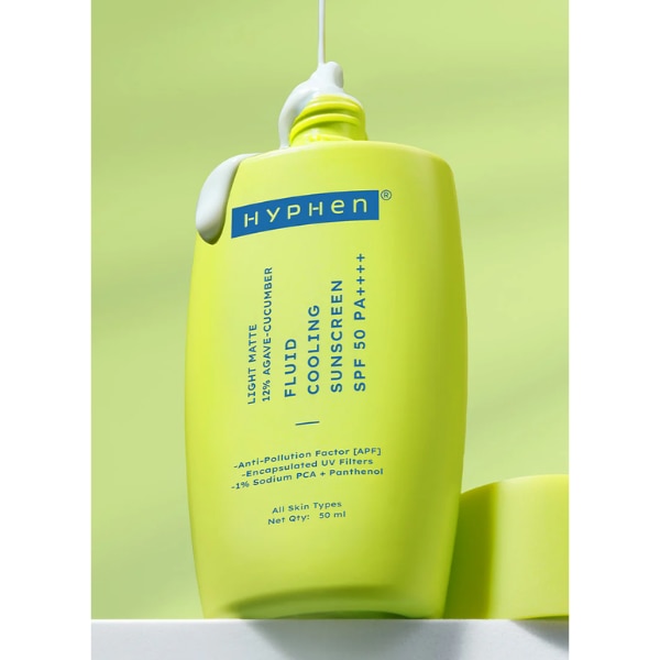 Hyphen Fluid Cooling Sunscreen SPF50 PA++++, ₹499