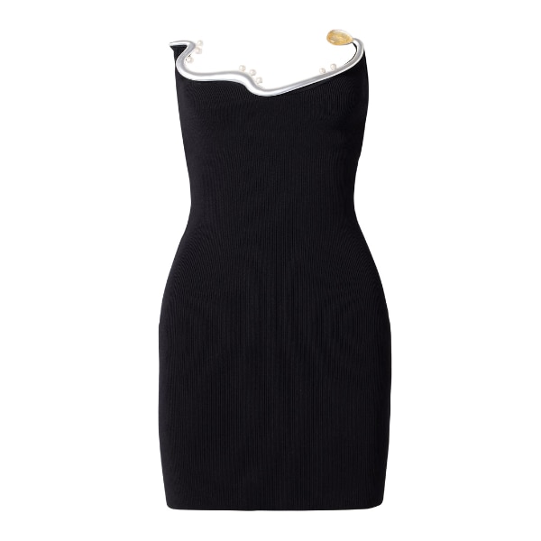 Mollusk Pearl-Embellished Minidress, Christopher Esber, ₹71,318 approx