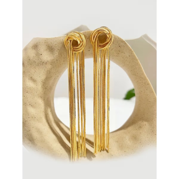 Joules By Radhika Contemporary Tassel Drop Earrings, ₹1,750