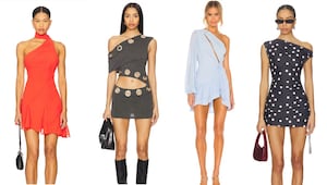 Asymmetric mini dresses are stealing the spotlight and these are the ones to shop Asymmetric mini dresses are stealing the spotlight and these are the ones to shop