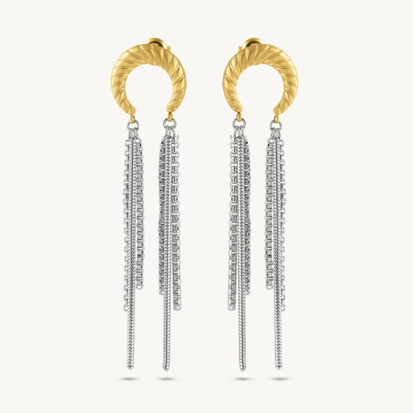 Palmonas Fringe Cascade Dangle Earrings, ₹3,299