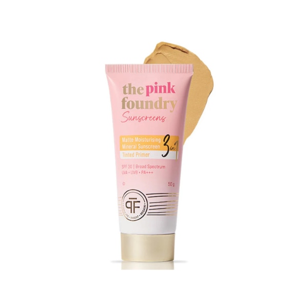 The Pink Foundry Mineral Matte Tinted Sunscreen SPF 30, ₹999