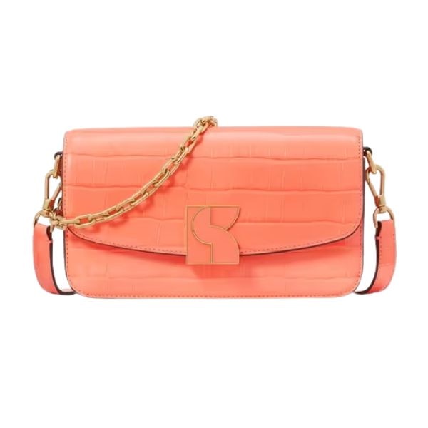 Kate Spade Dakota Croc-Embossed Small Crossbody Bag, ₹37,500  