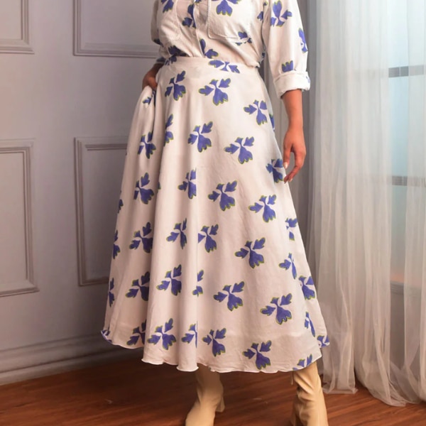 Why So Blue Shay Skirt, ₹4,500