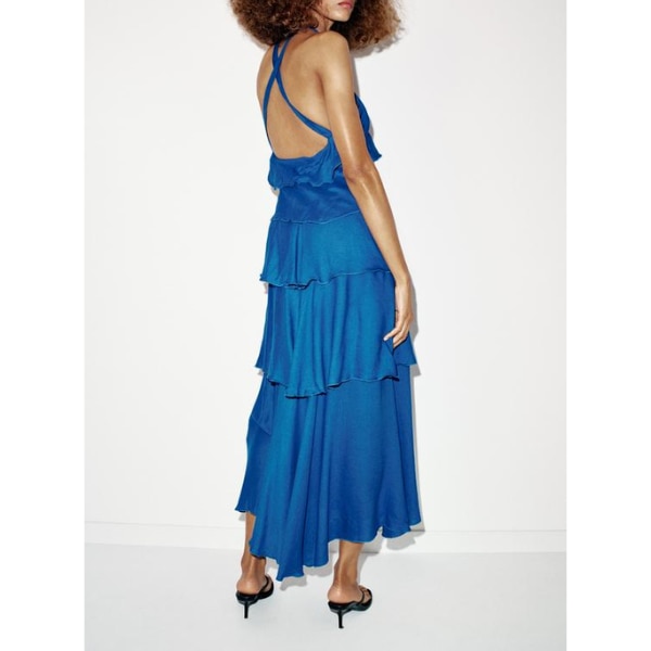 Zara Long Ruffled Dress, ₹4,950