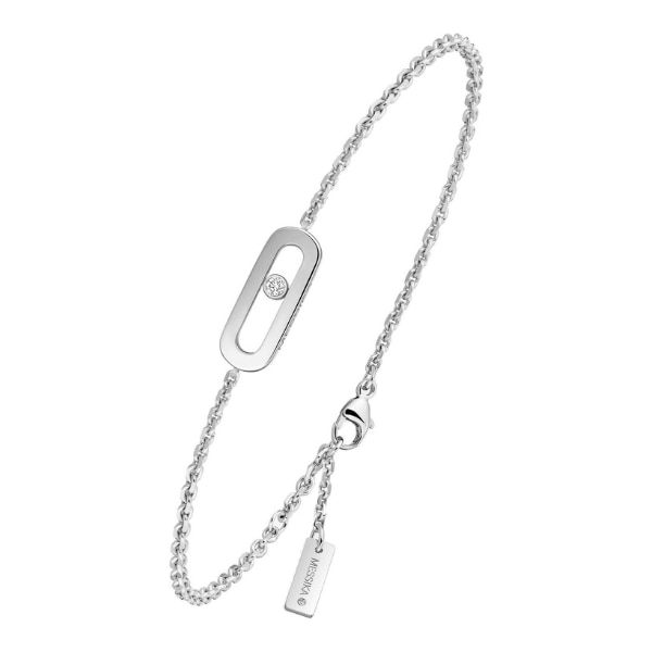 Messika Move Uno White Gold Diamond Bracelet, ₹1,36,000 approx.