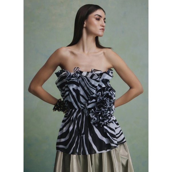 Zabella Rouge Ornament Top, ₹8,990