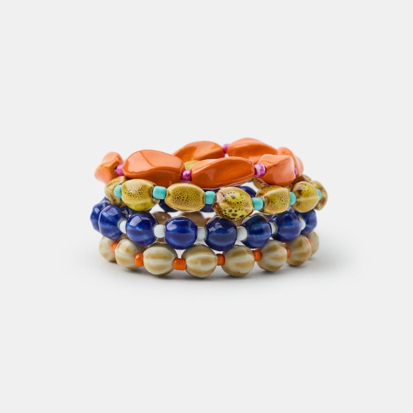 Zara Ceramic Bead & Shell Bracelets, ₹1,650