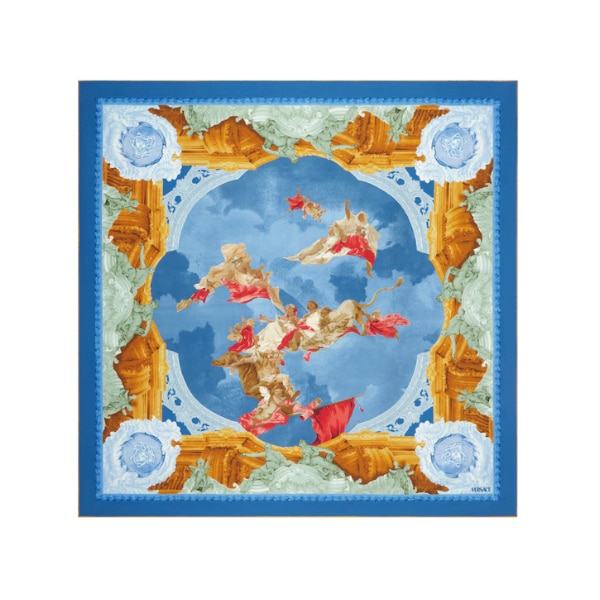 Versace Printed Silk Scarf, ₹64,800 approx.