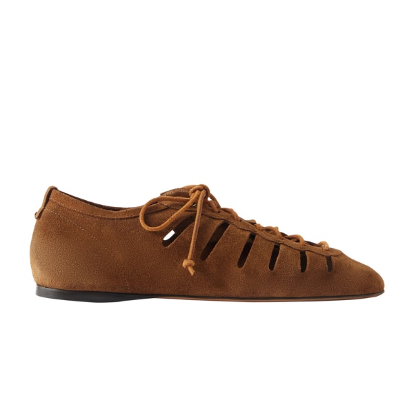 Isabel Marant Cutout Suede Sneakers, ₹1,20,299 approx.