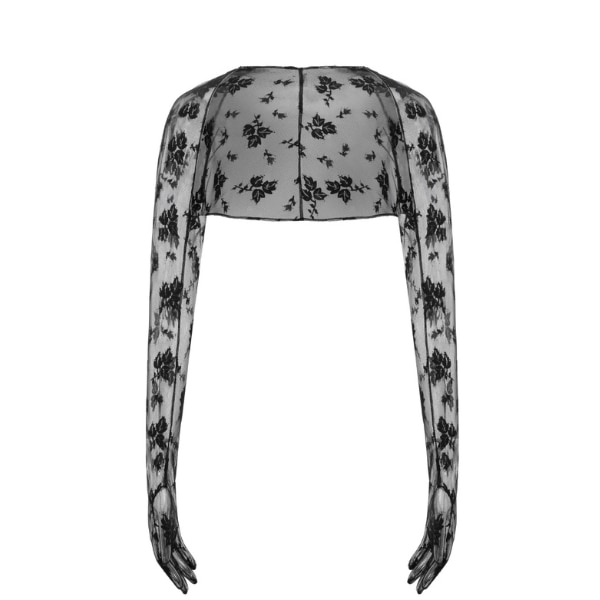 Yuhan Wang Floral Lace Shawl Gloves, ₹24,547 approx.