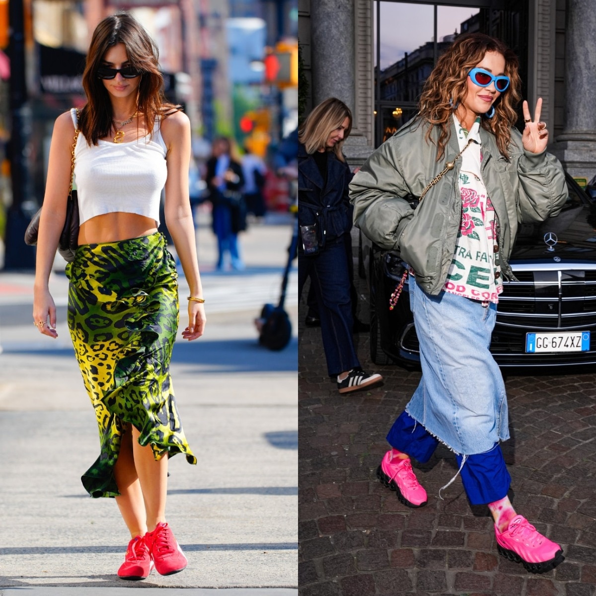 Colourful sneakers made for bright, carefree summer days