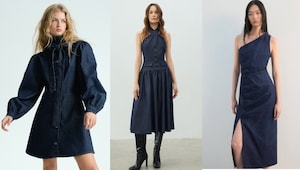 Denim dresses are reclaiming their place as the smartest off duty staple Denim dresses are reclaiming their place as the smartest off duty staple