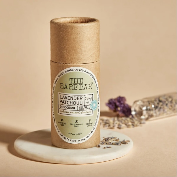 The Bare Bar Lavender Patchouli Deodorant, ₹499