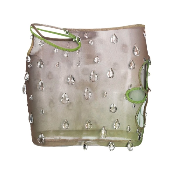 GCDS Sita Drops Crystal Embellished Mini Skirt, ₹69,830 approx.