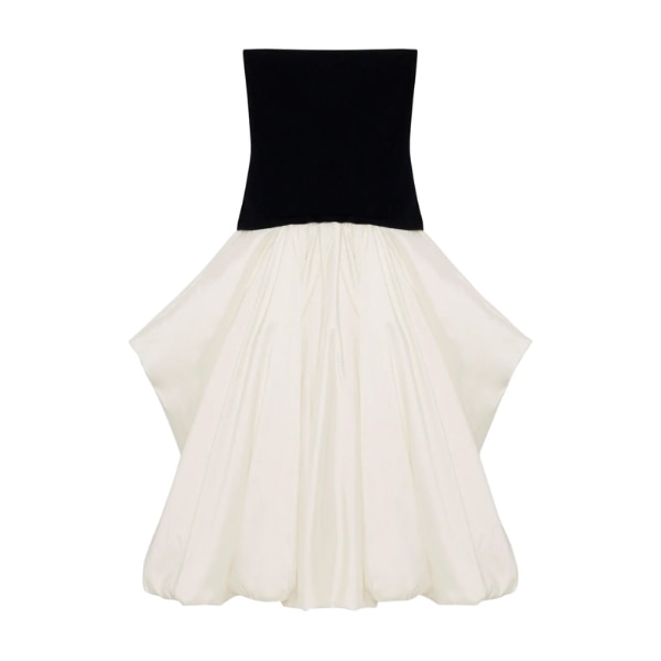 Simkhai Izzy Strapless Taffeta Midi, ₹81,000 approx.