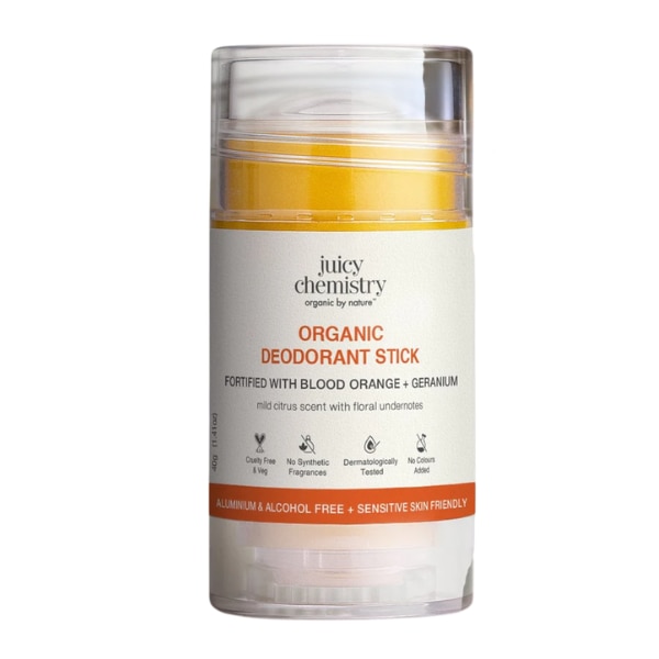 Juicy Chemistry Organic Deodorant Fortified with Blood Orange + Geranium, ₹599