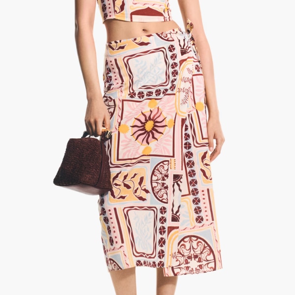 H&M Linen-Blend Wrap Skirt, ₹2,499