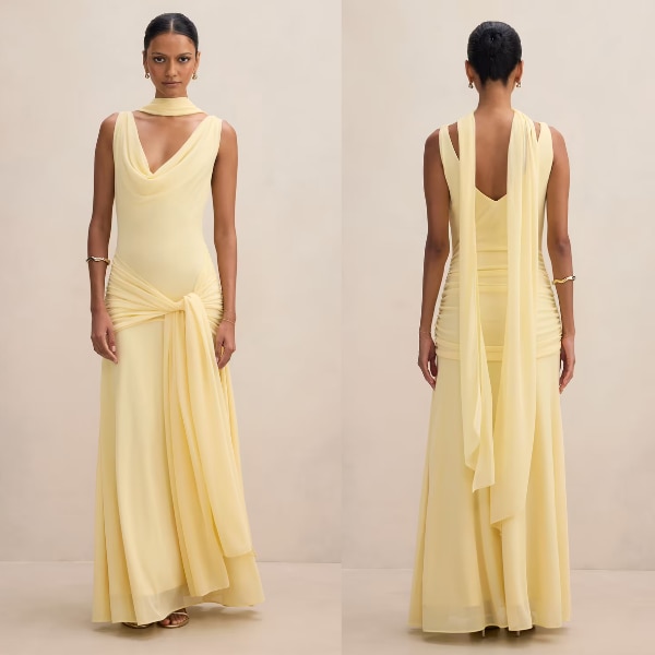 Forever New Vivianne Petite Scarf Tie Maxi Dress, ₹9,800