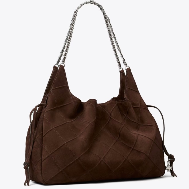 Tory Burch Large Fleming Suede Tote, ₹76,015
