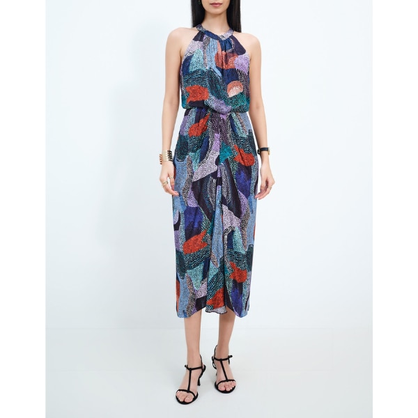 And Blue Carnival Modal Dress, ₹5,990