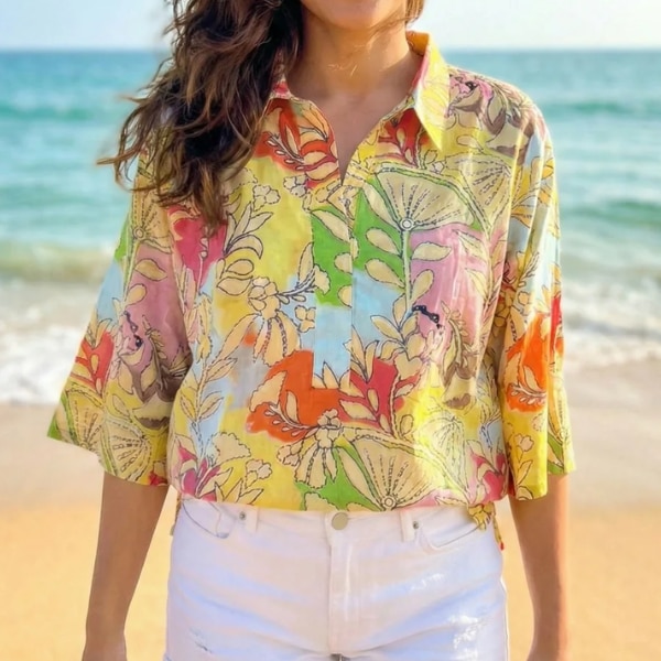 Chique Yellow Sonata Patron Shirt, ₹3,500