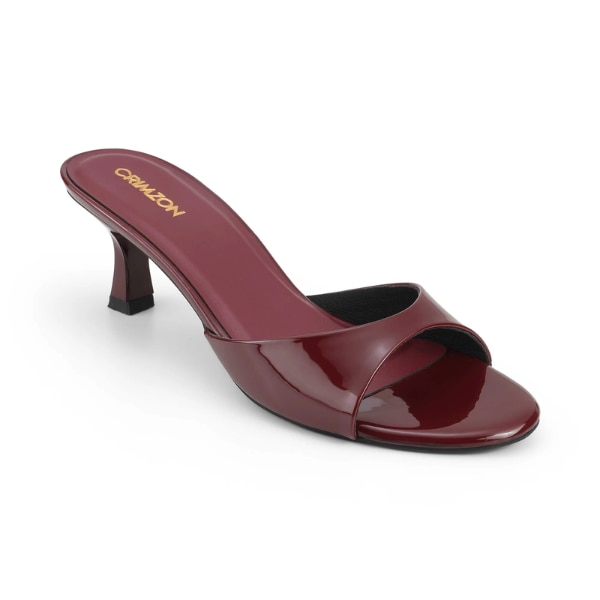 Crimzon Cherry Cola Kitten Heel, ₹5,500