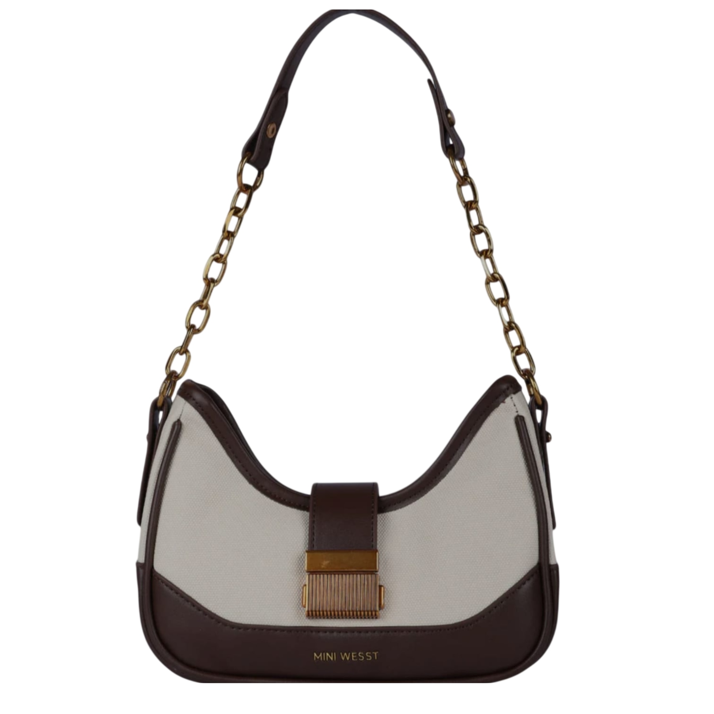 Mini West Capetown Beige & Tan Handbag, ₹1,799