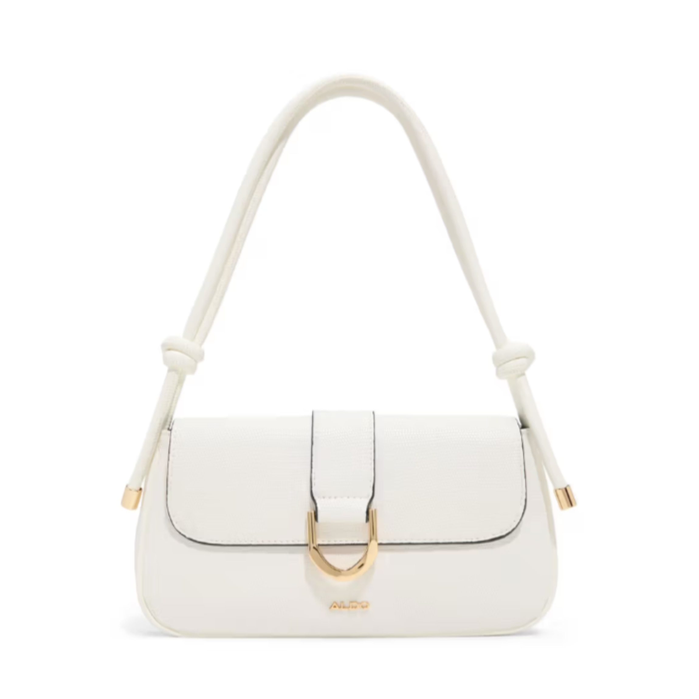 Aldo White Synthetic Solid Handbag, ₹7,999