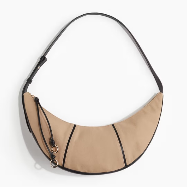 H&M Women Beige Curved Shoulder Bag, ₹1,495