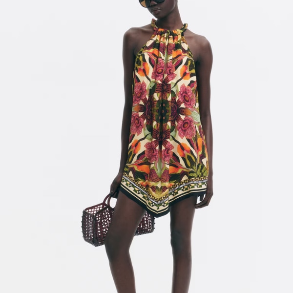 H&M Patterned Handkerchief Dress, ₹4,999