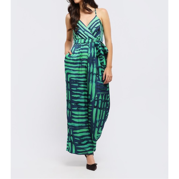 Label Ritu Kumar Teal Odile Jumpsuit, ₹8,500